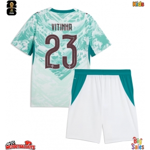 Portugal Vitinha #23 Replica Away Stadium Kit for Kids World Cup 2026 Short Sleeve (+ pants)